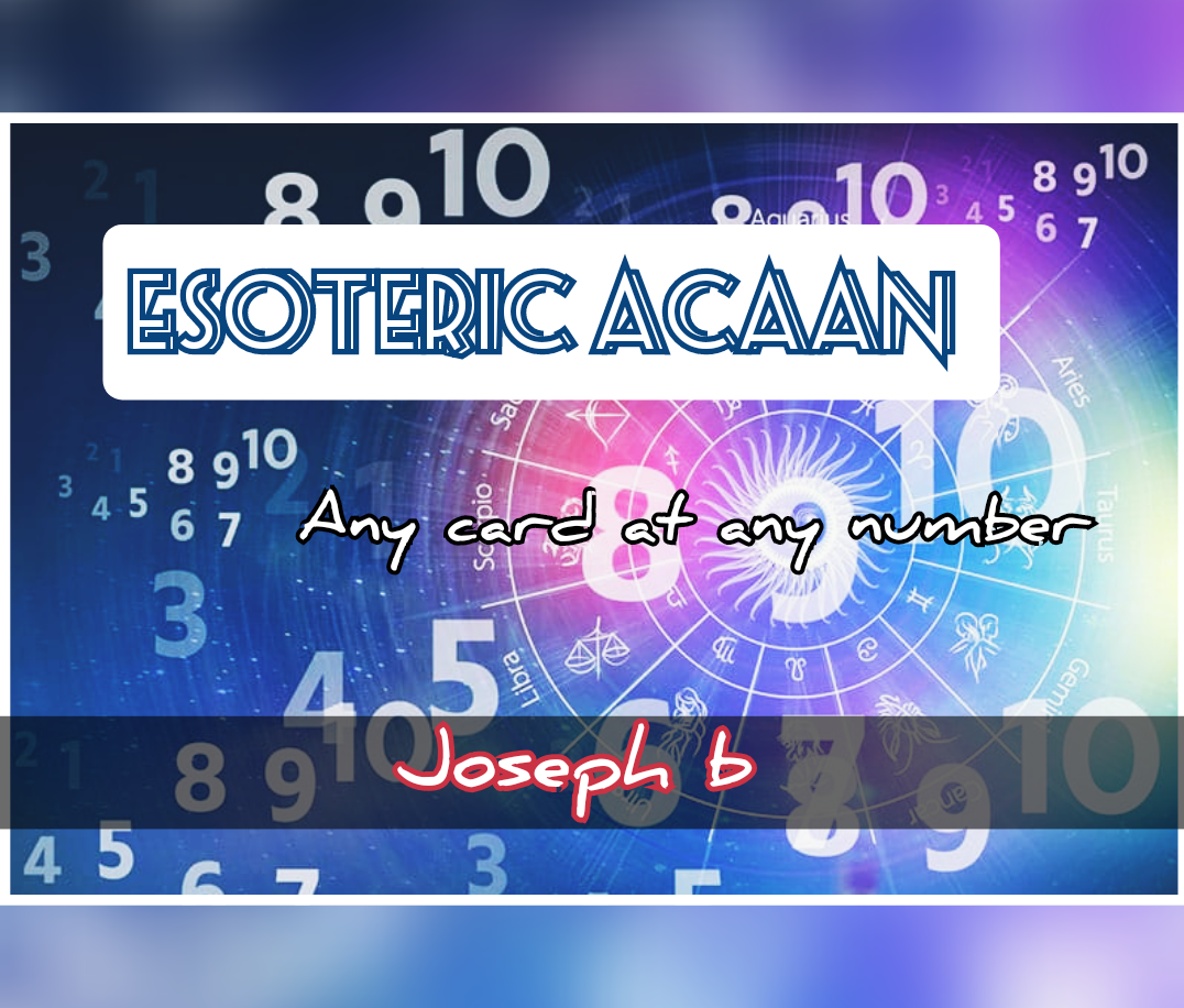 ESOTERIC ACAAN by Joseph B. (Instant Download) - Click Image to Close